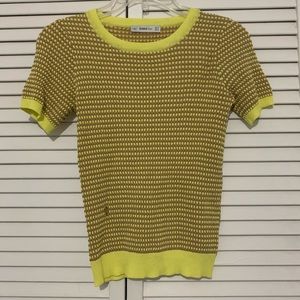 Zara Cropped Sweater Top Size S